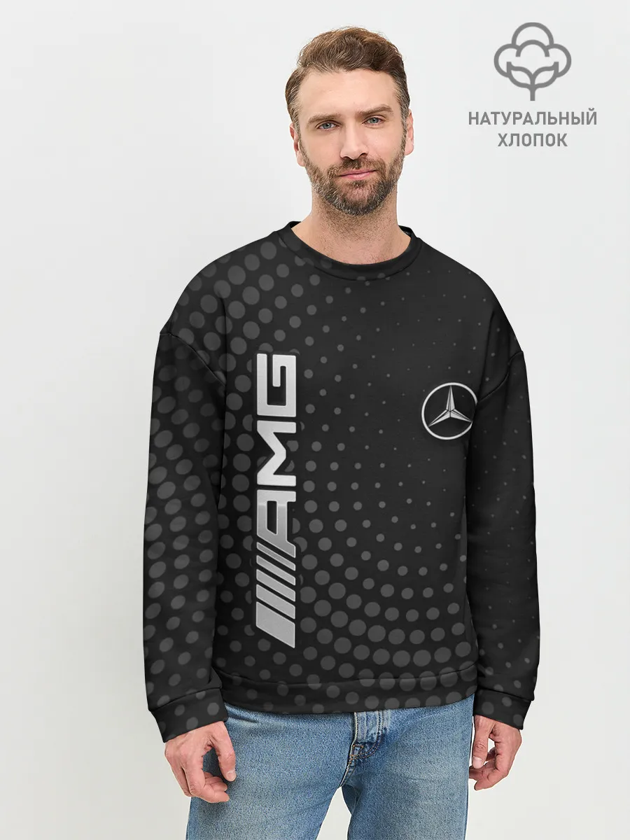 Мужской свитшот базовый / Mercedes