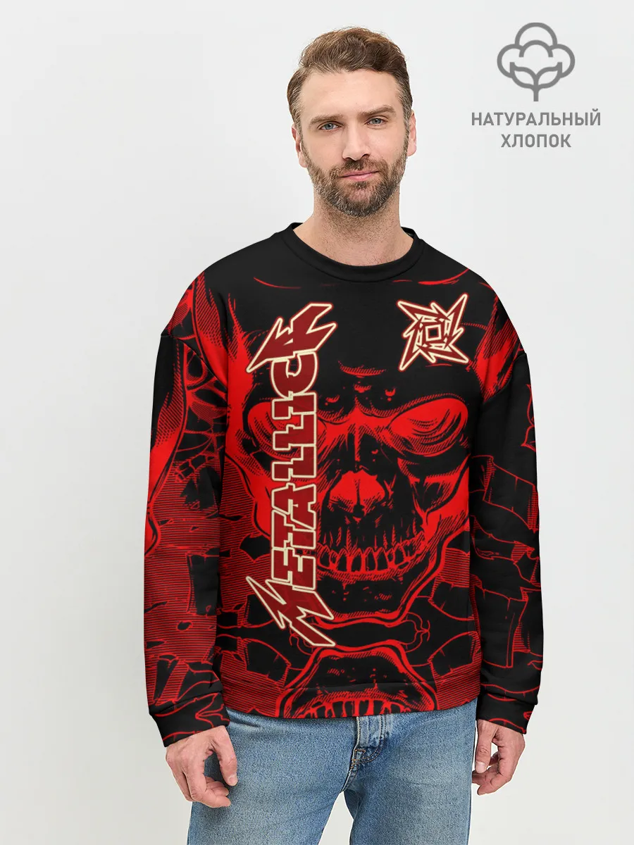 Мужской свитшот базовый / Metallica