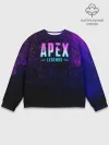 Мужской свитшот базовый / Apex Legends. Neon logo