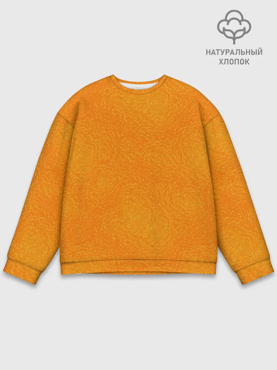 Мужской свитшот базовый / Апельсин