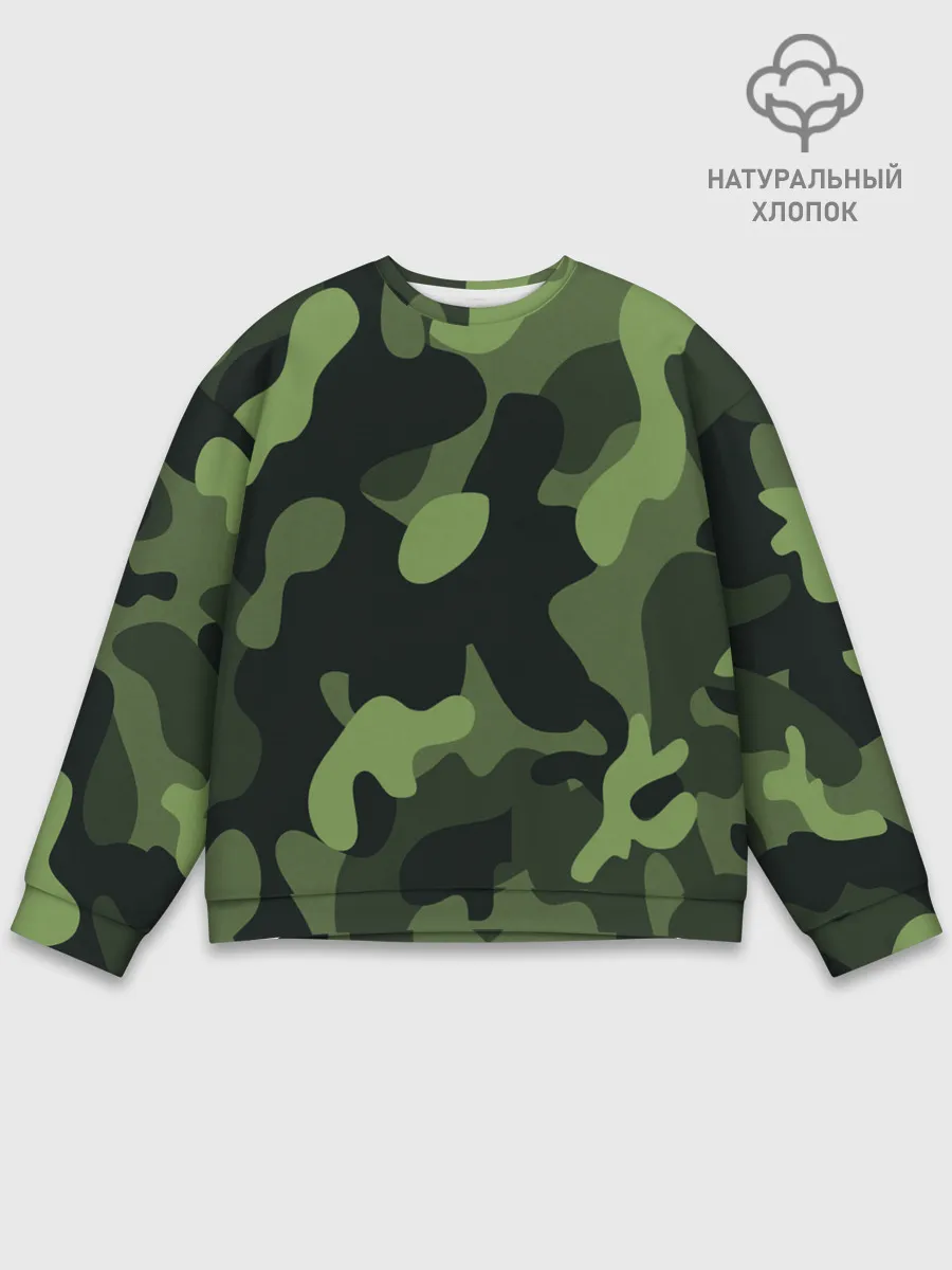 Мужской свитшот базовый / Камуфляж