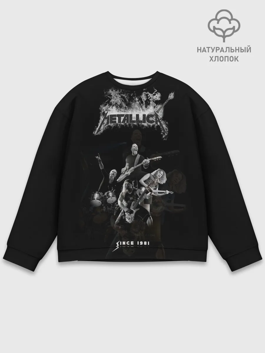 Мужской свитшот базовый / Metallica
