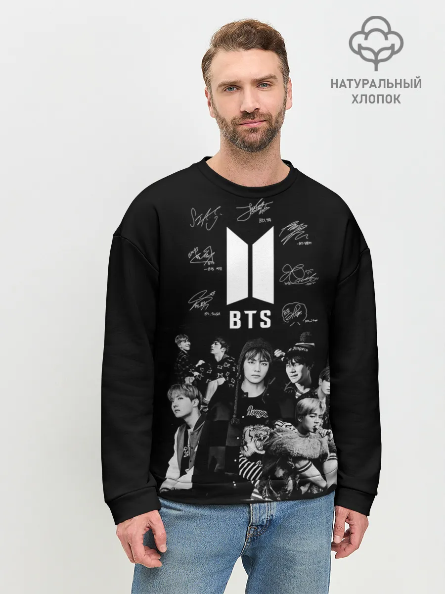 Мужской свитшот базовый / BTS