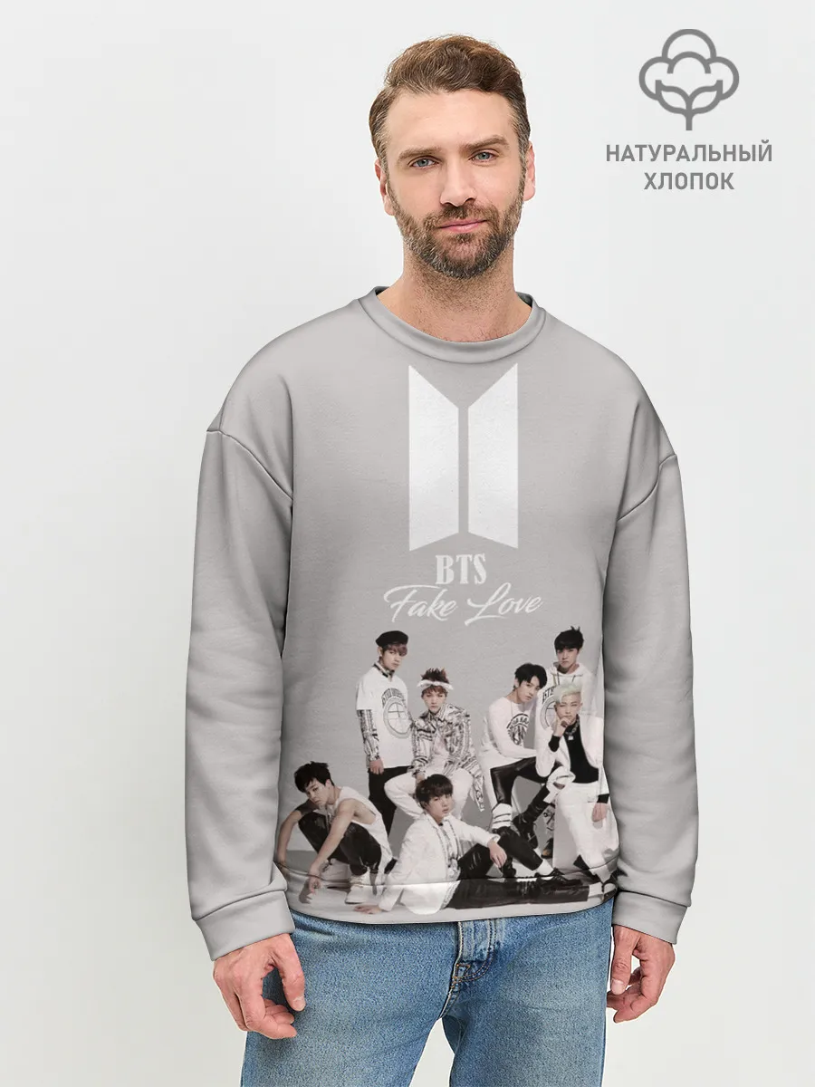 Мужской свитшот базовый / BTS Take love