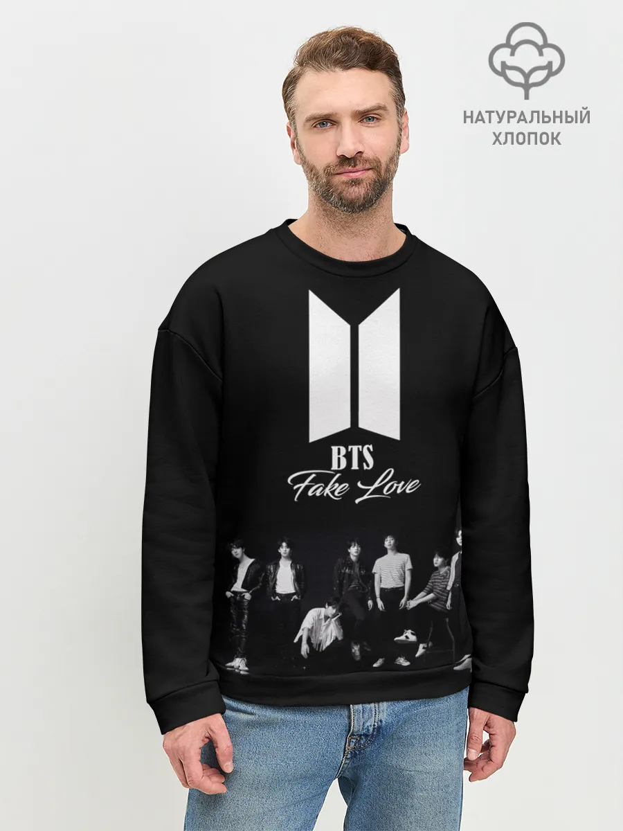 Мужской свитшот базовый / BTS Take love