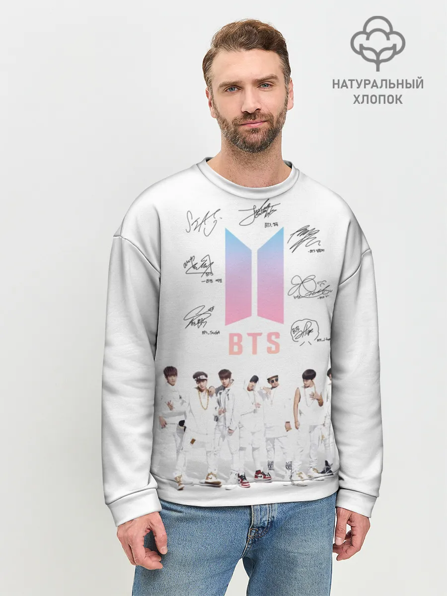 Мужской свитшот базовый / BTS