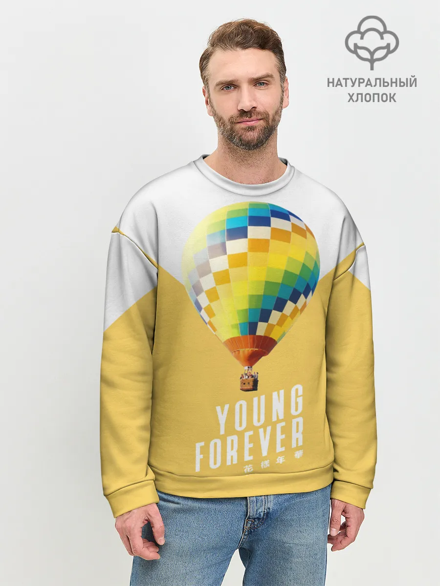 Мужской свитшот базовый / BTS Young Forever