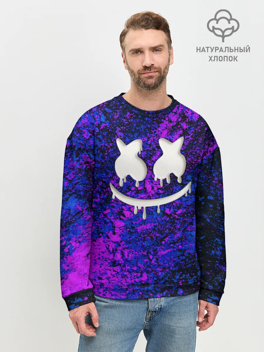 Мужской свитшот базовый / MARSHMELLO