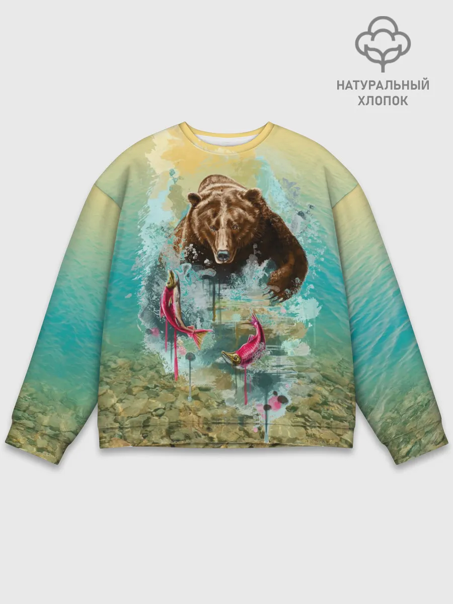 Мужской свитшот базовый / Рыбалка