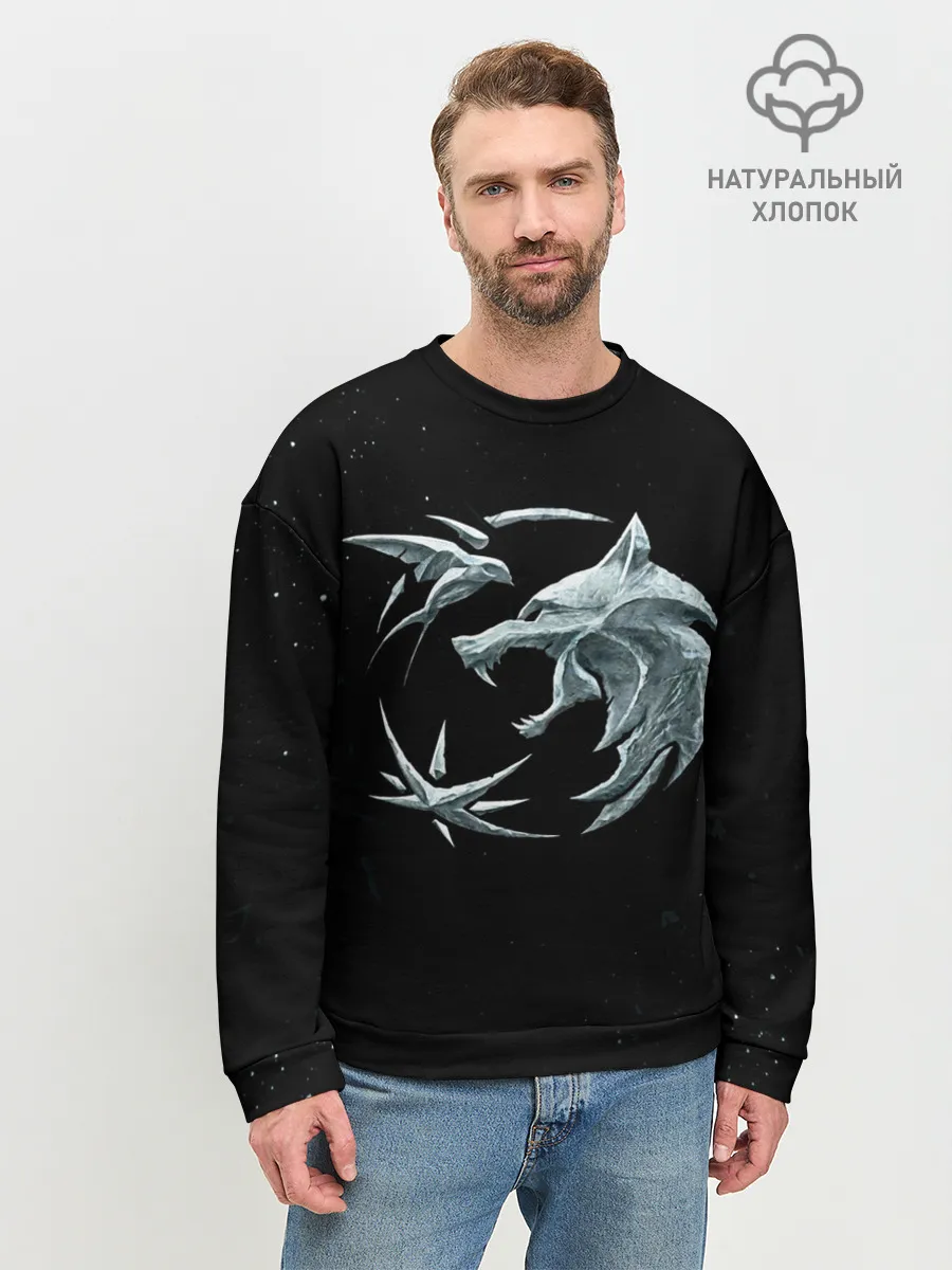 Мужской свитшот базовый / THE WITCHER - Символы