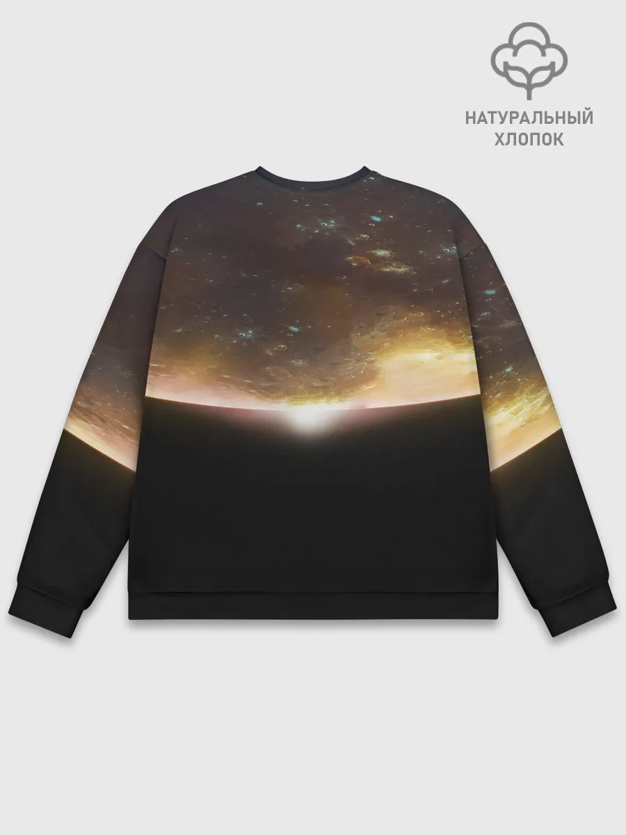 Мужской свитшот базовый / WARFRAME Planet