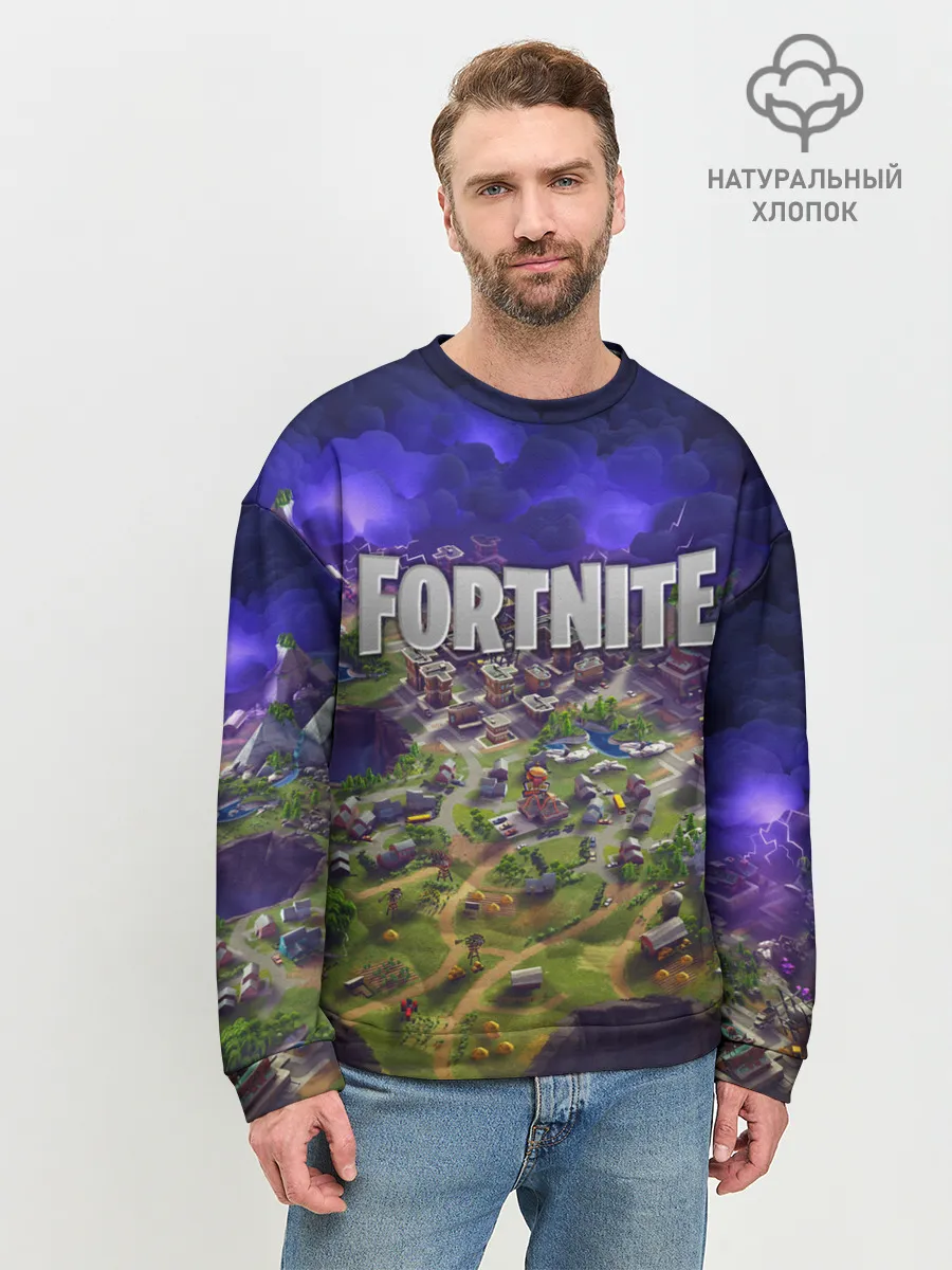 Мужской свитшот базовый / Fortnite