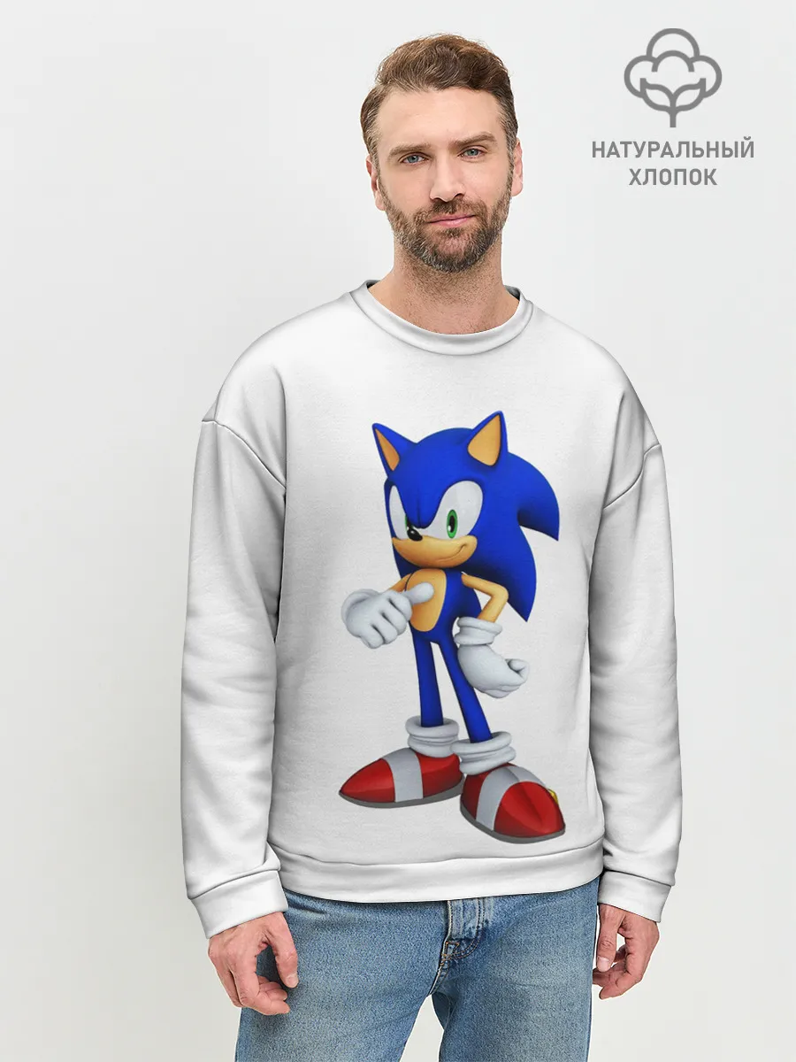 Мужской свитшот базовый / Sonic