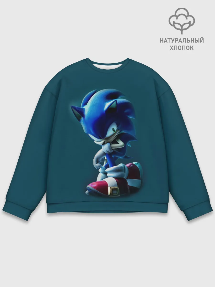 Мужской свитшот базовый / Sonic