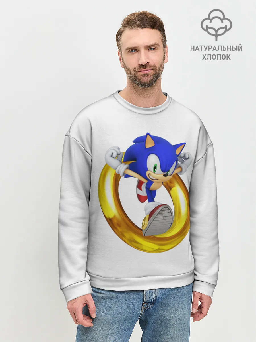 Мужской свитшот базовый / Sonic