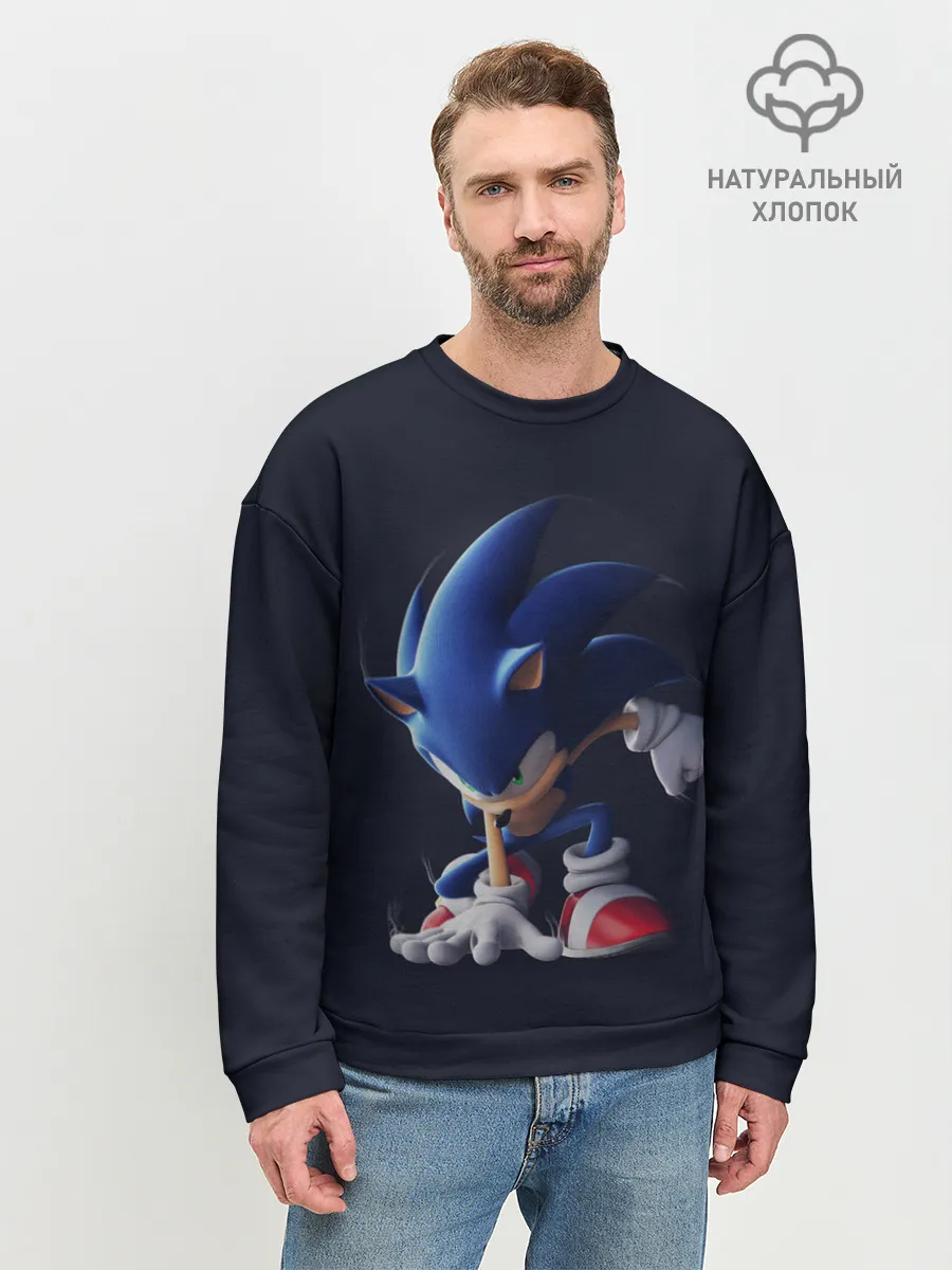 Мужской свитшот базовый / Sonic