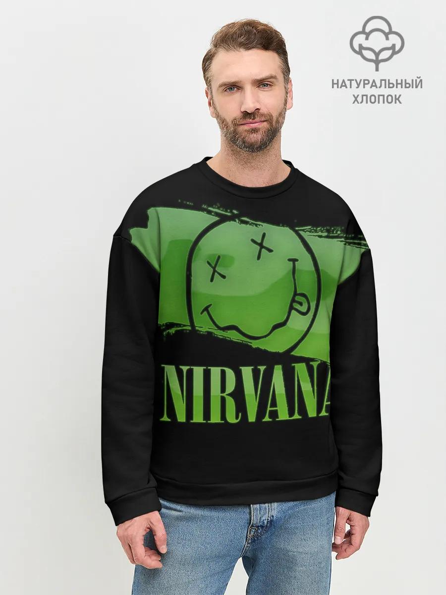 Мужской свитшот базовый / Nirvana
