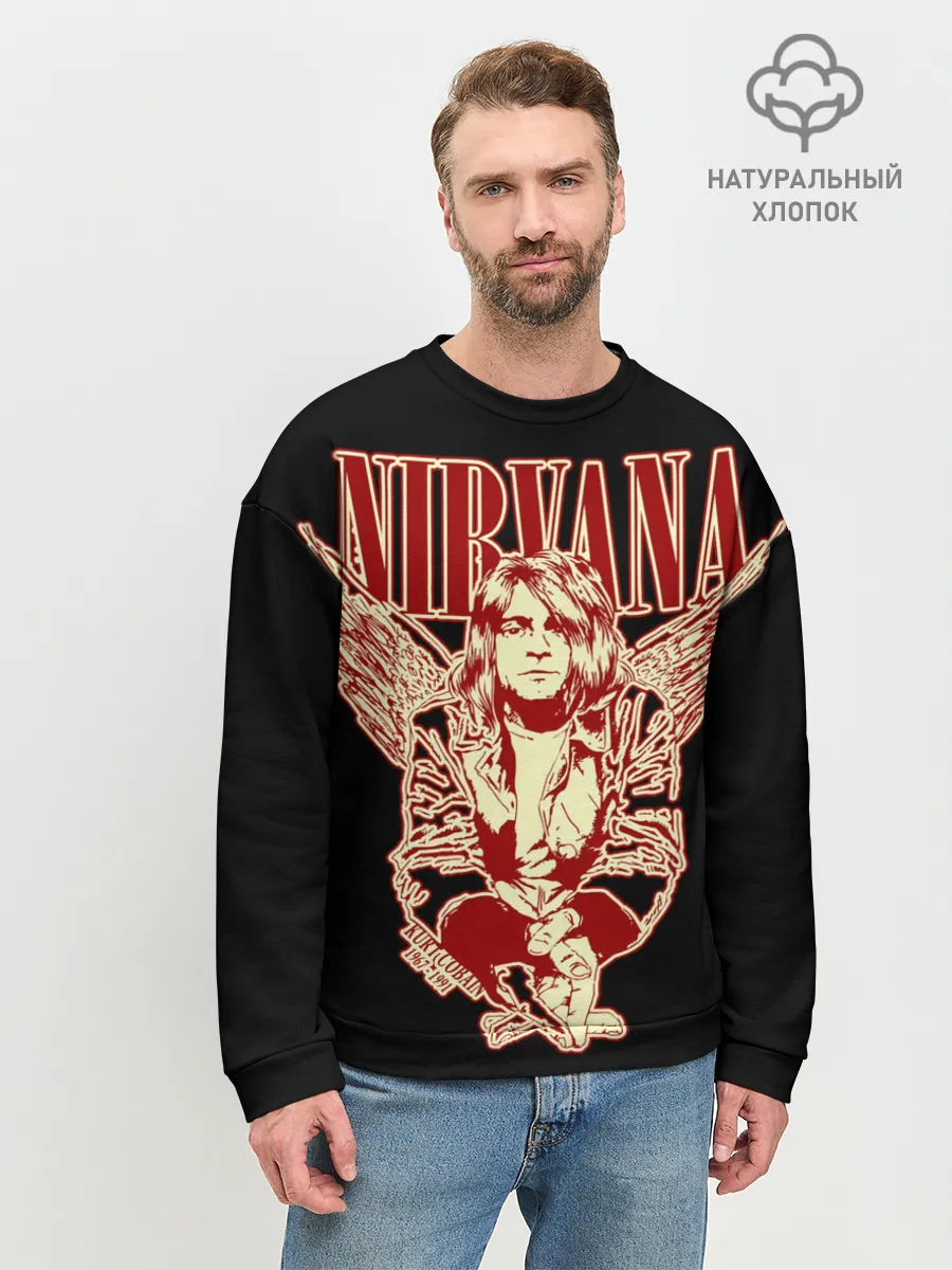 Мужской свитшот базовый / Nirvana