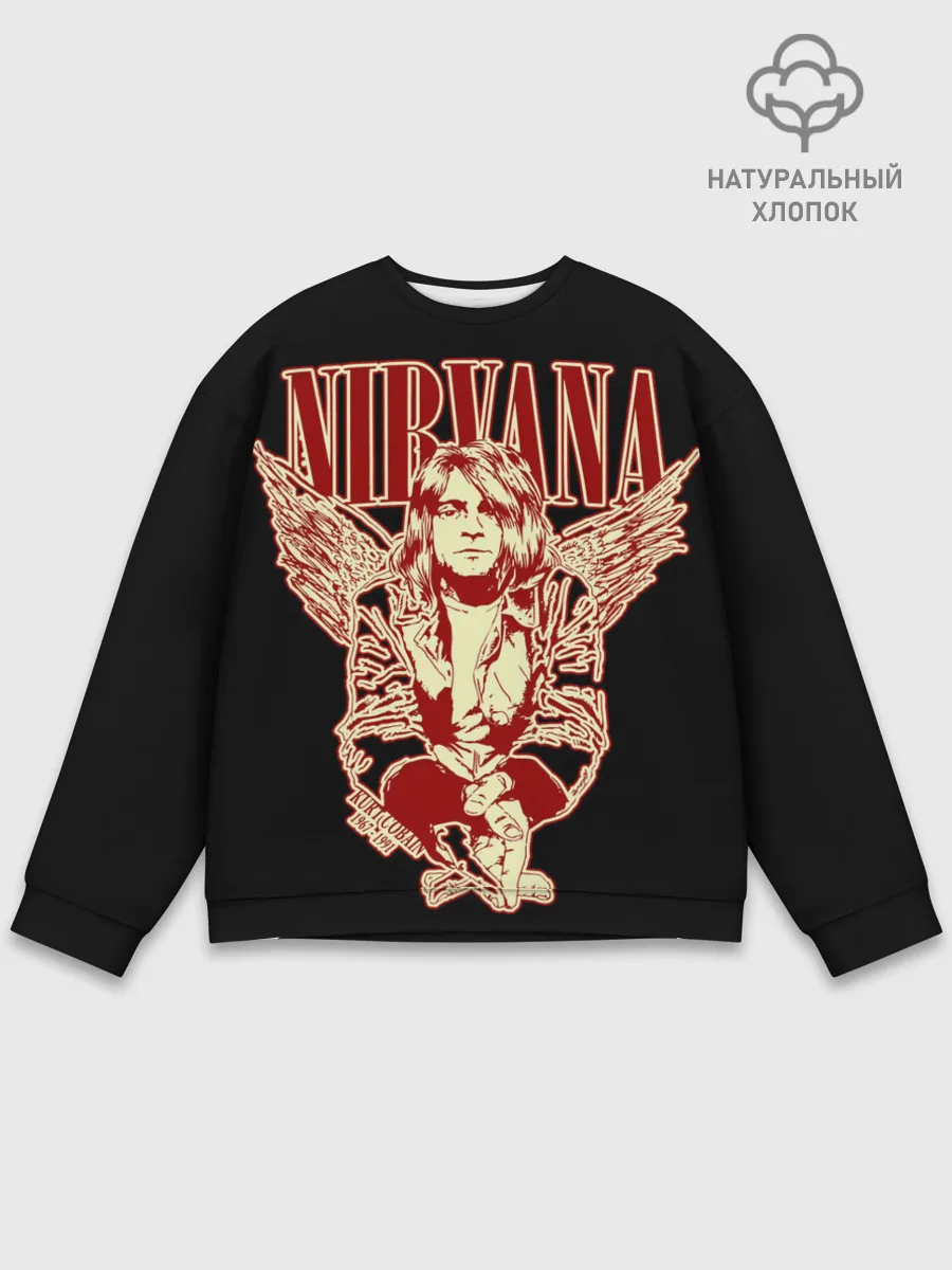 Мужской свитшот базовый / Nirvana