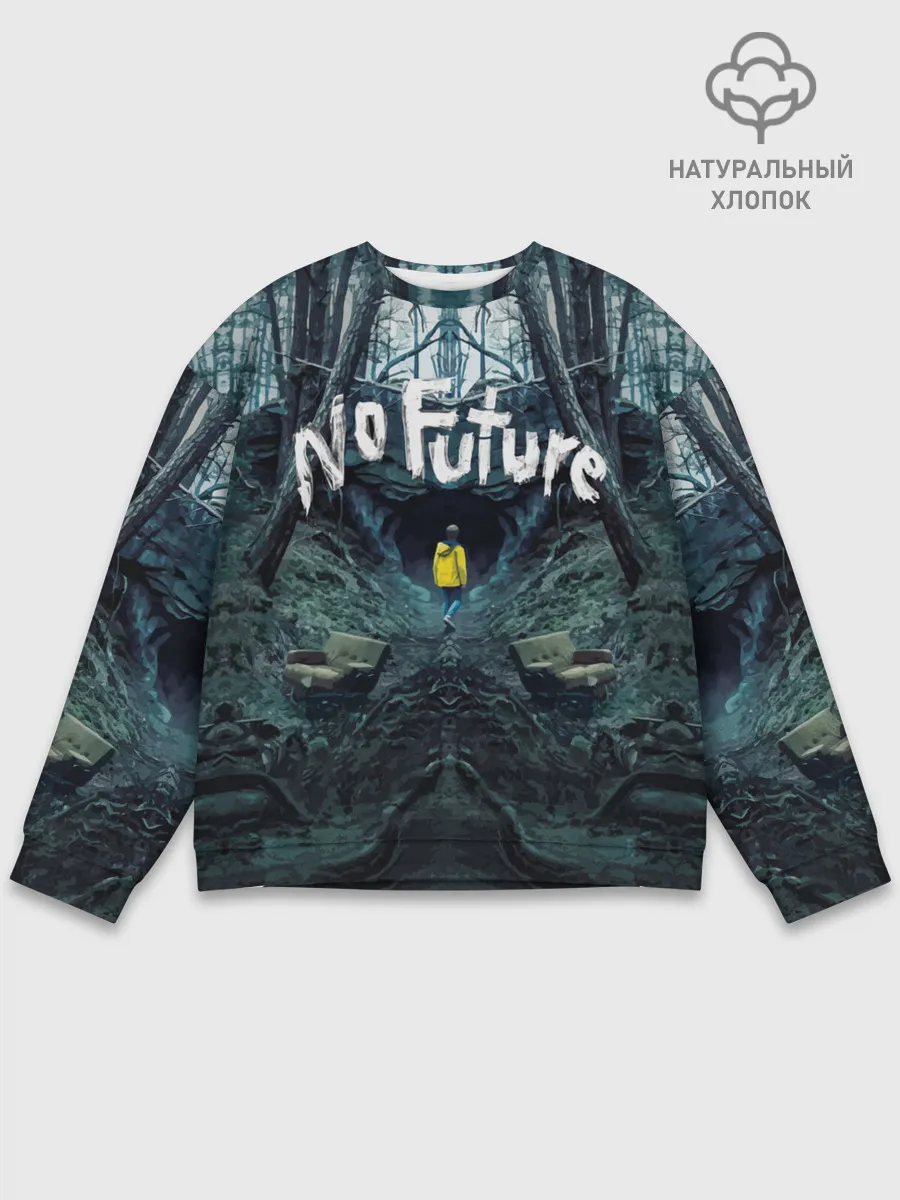 Мужской свитшот базовый / ТЬМА - No Future