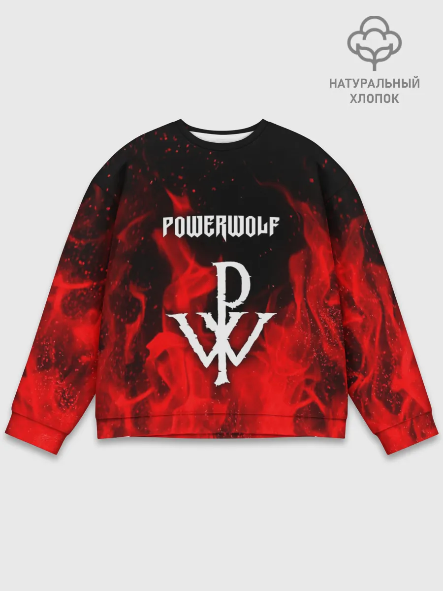 Мужской свитшот базовый / POWERWOLF