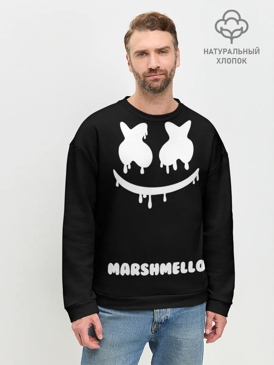 Мужской свитшот базовый / РЮКЗАК MARSHMELLO