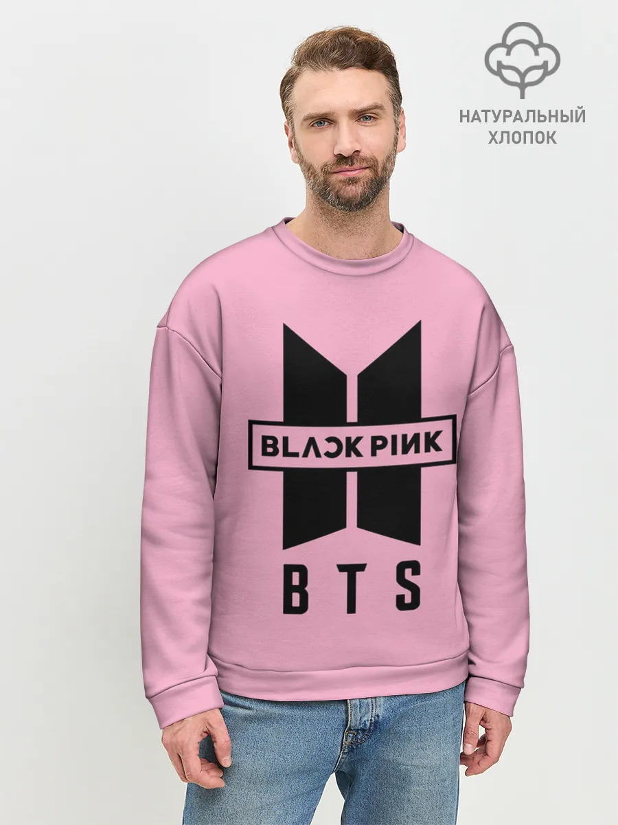 Мужской свитшот базовый / BTS and BLACKPINK