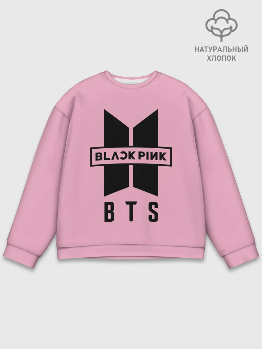 Мужской свитшот базовый / BTS and BLACKPINK