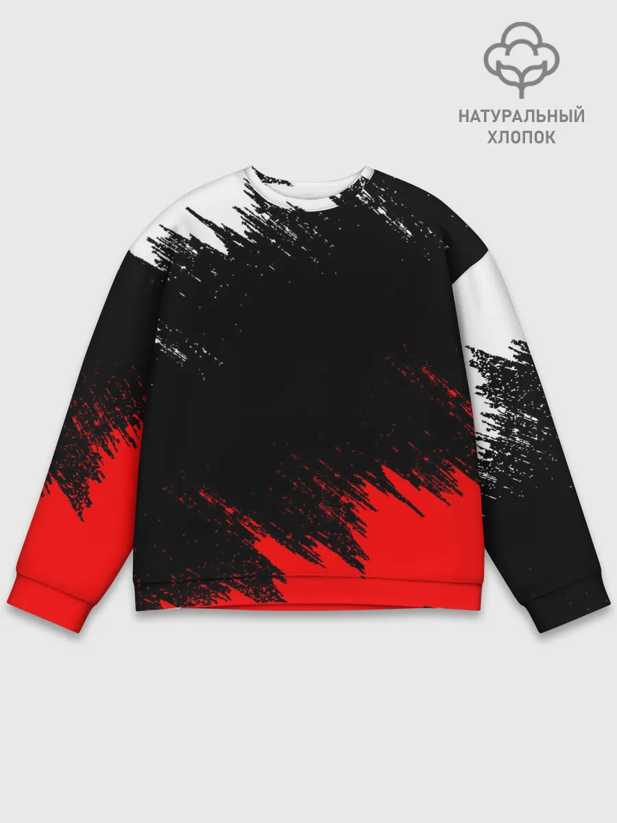 Мужской свитшот базовый / БРЫЗГИ КРАСОК