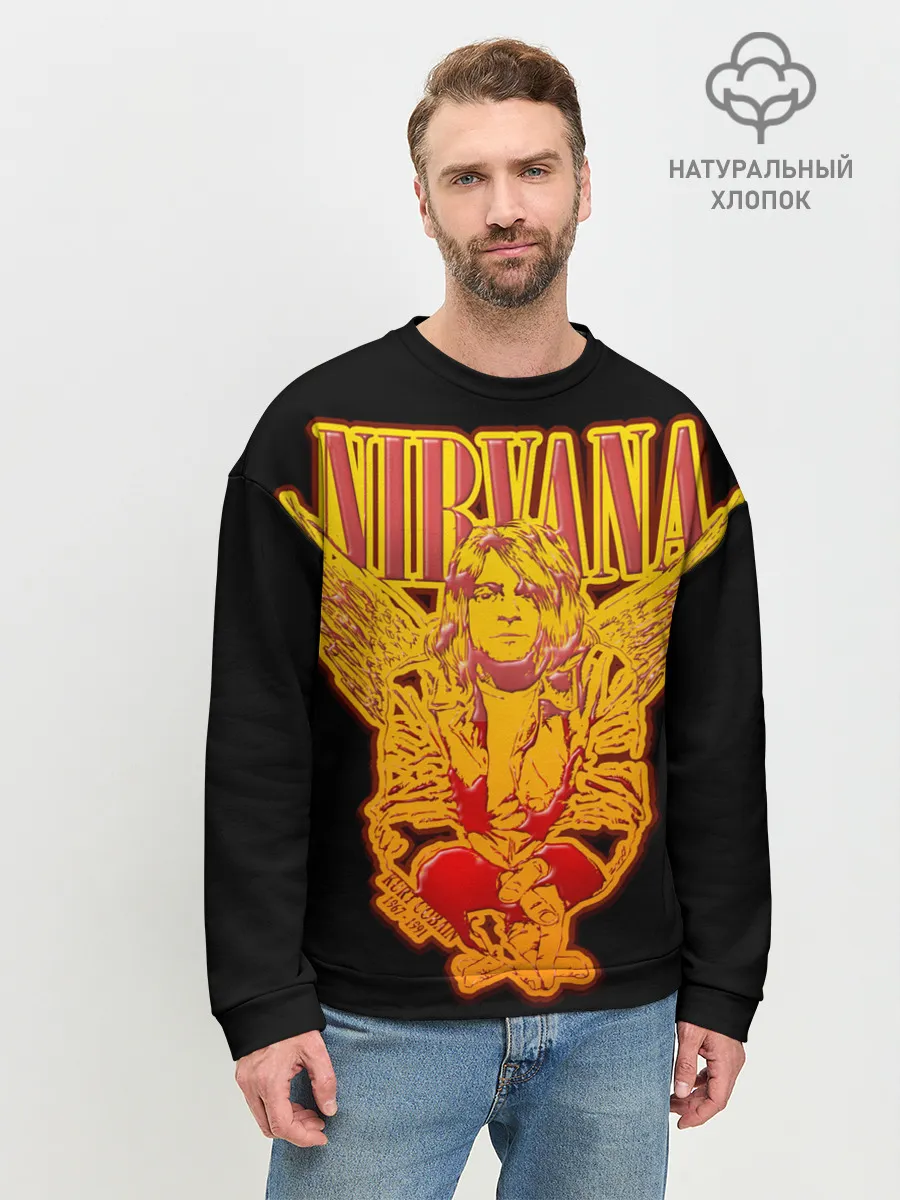 Мужской свитшот базовый / Nirvana