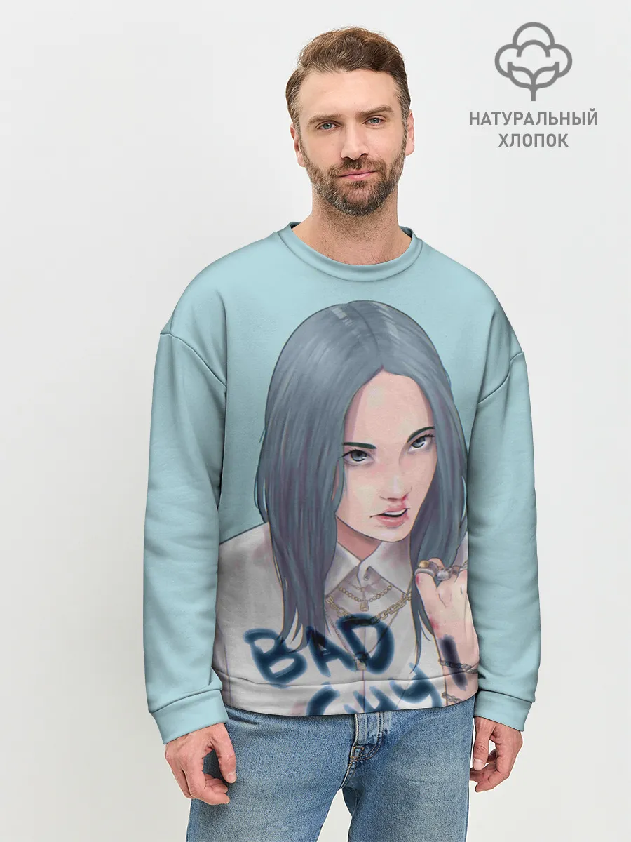 Мужской свитшот базовый / Billie Eilish