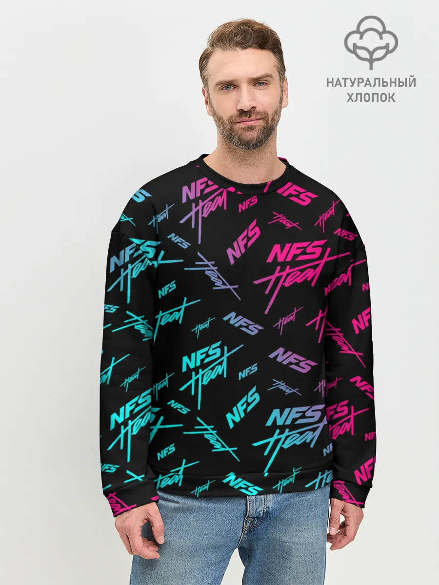 Мужской свитшот базовый / NFS: Heat