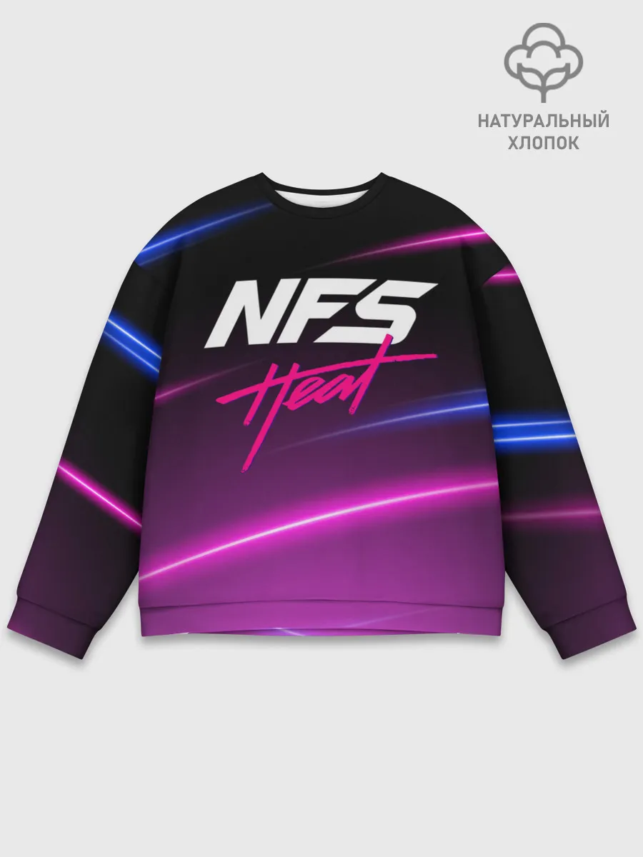 Мужской свитшот базовый / NFS: Heat