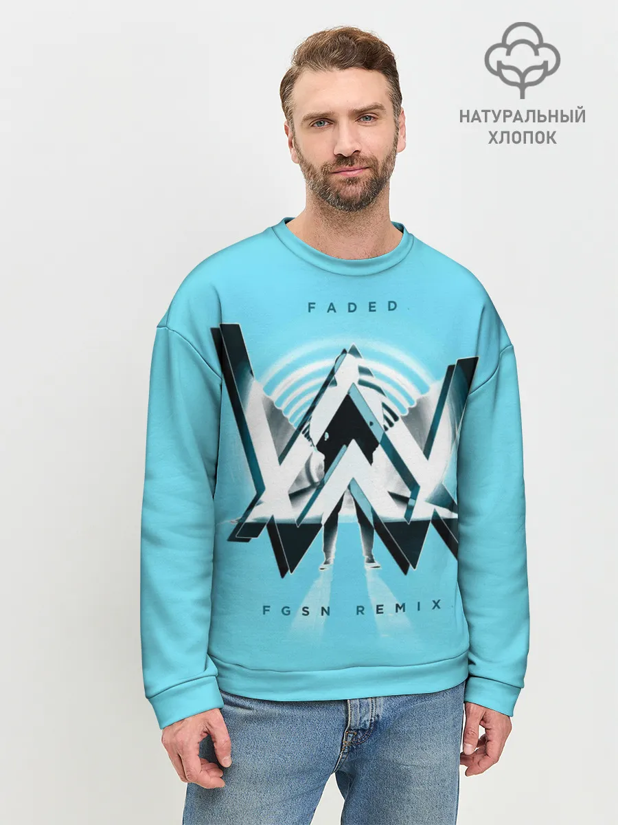 Мужской свитшот базовый / Alan Walker