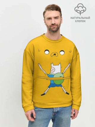 Мужской свитшот базовый / Обнимашки