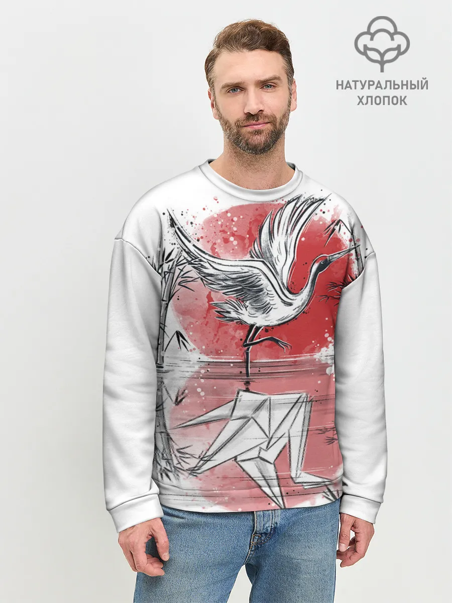 Мужской свитшот базовый / Японская мечта