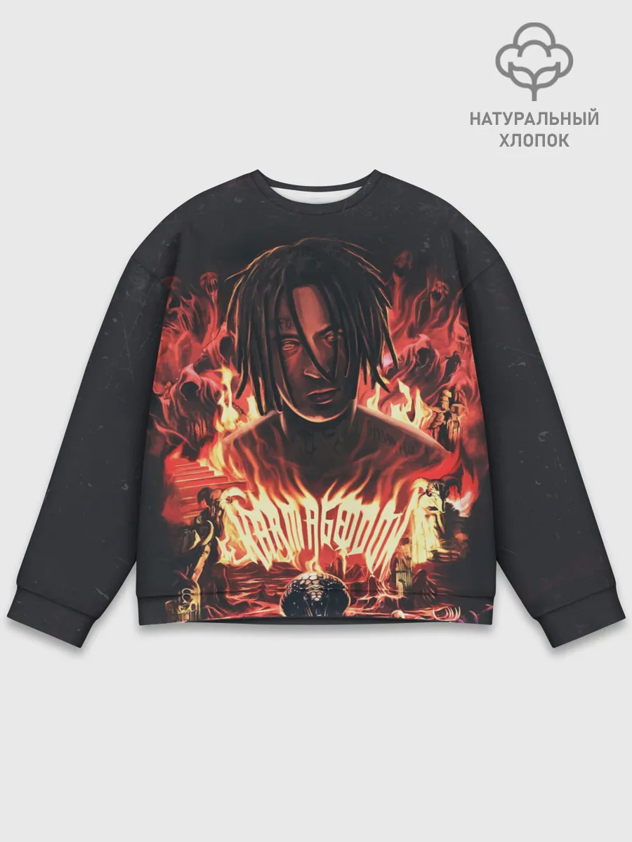 Мужской свитшот базовый / KIZARU - Karmageddon