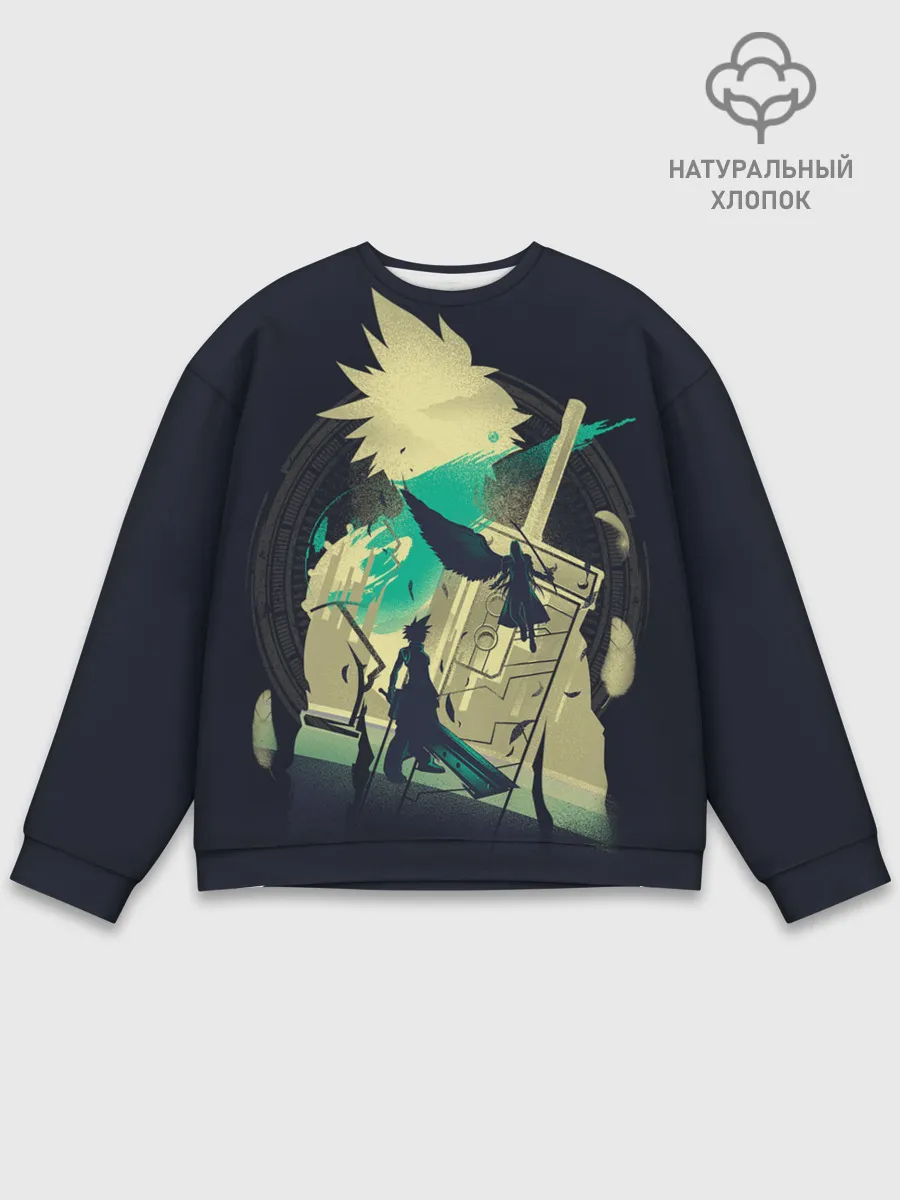 Мужской свитшот базовый / Final Fantasy VII