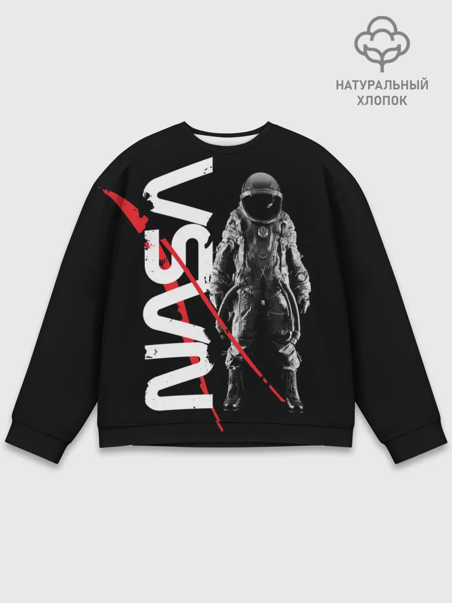 Мужской свитшот базовый / Nasa austronaut