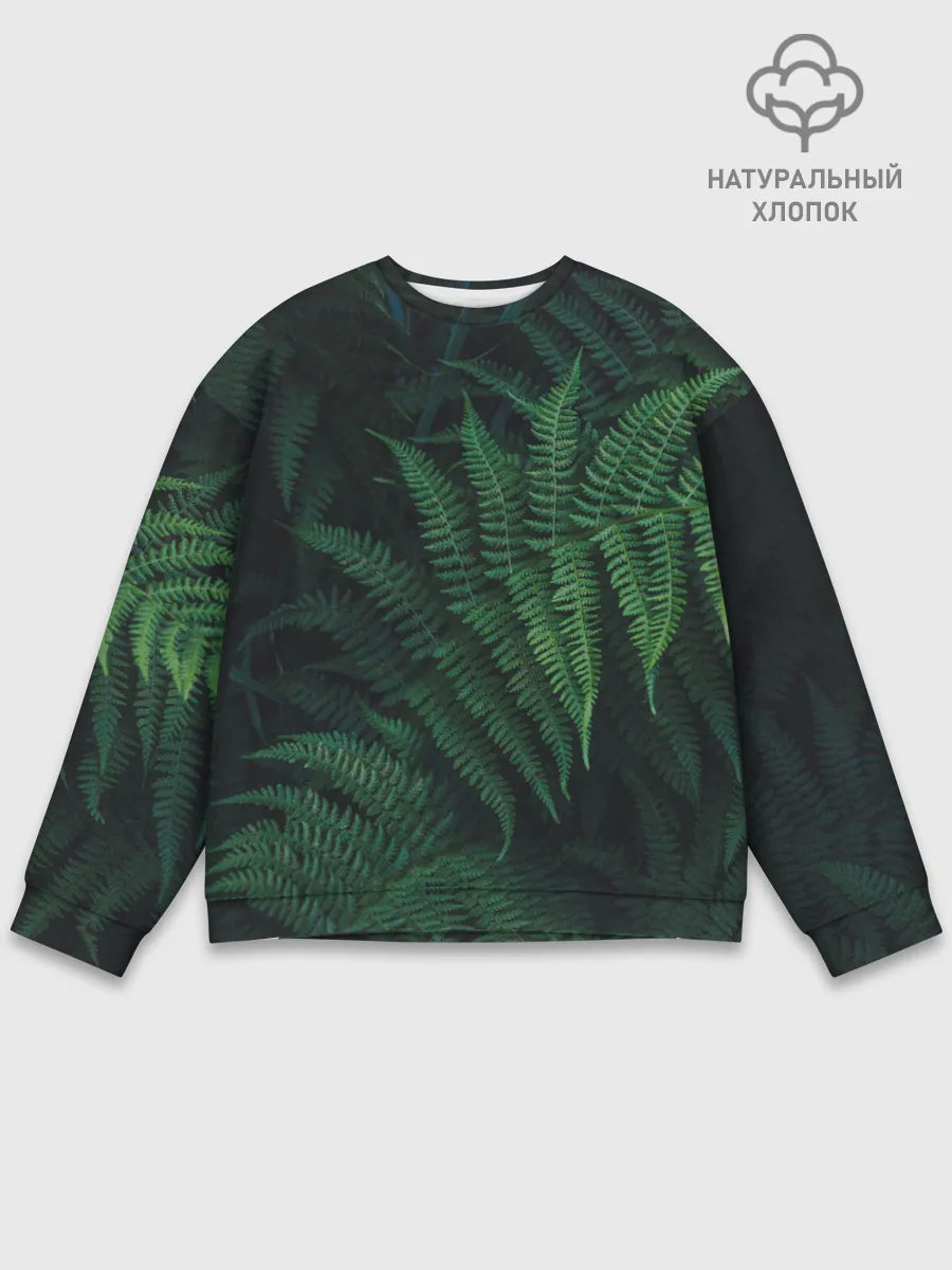 Мужской свитшот базовый / Листья
