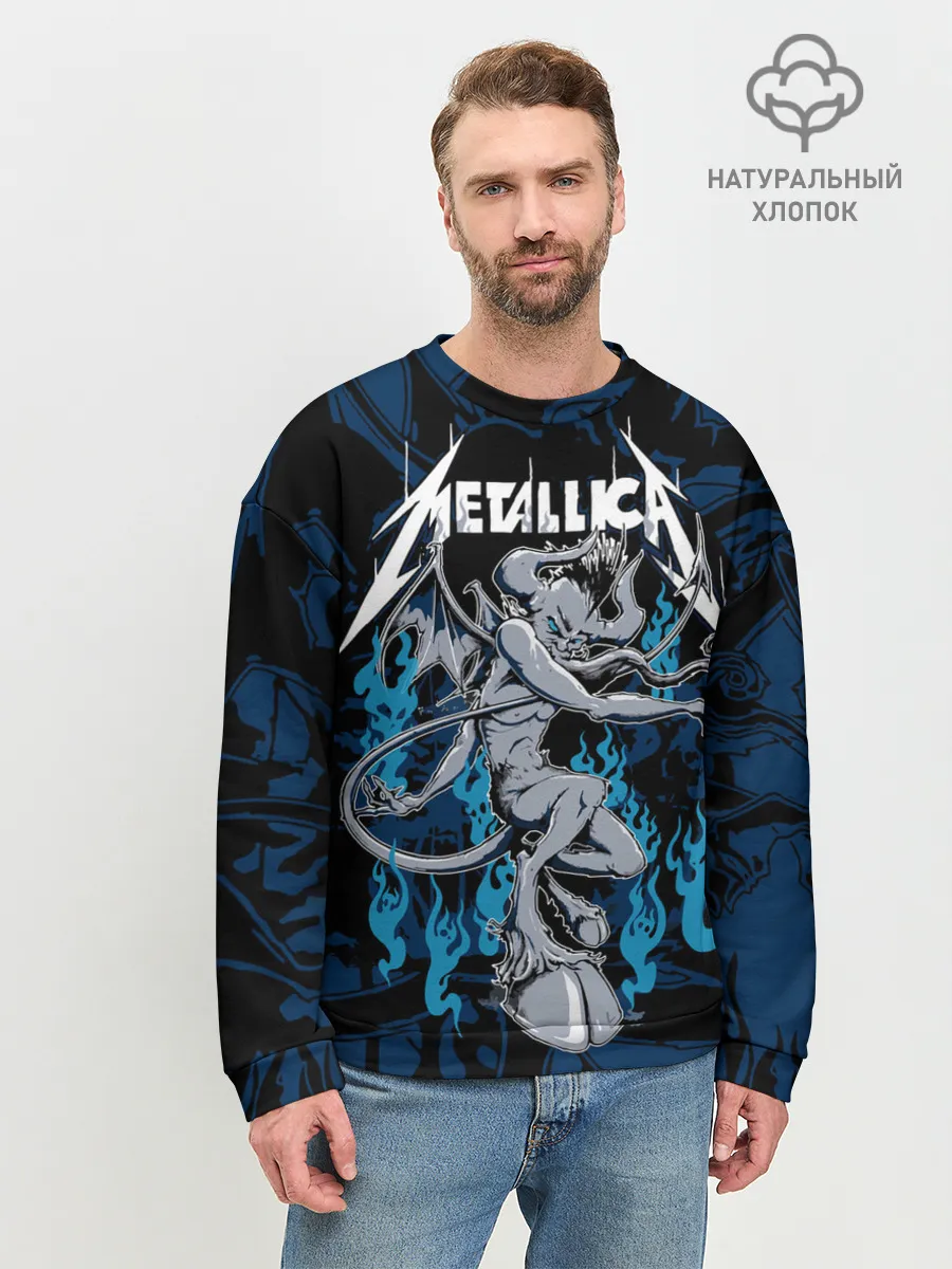 Мужской свитшот базовый / Metallica
