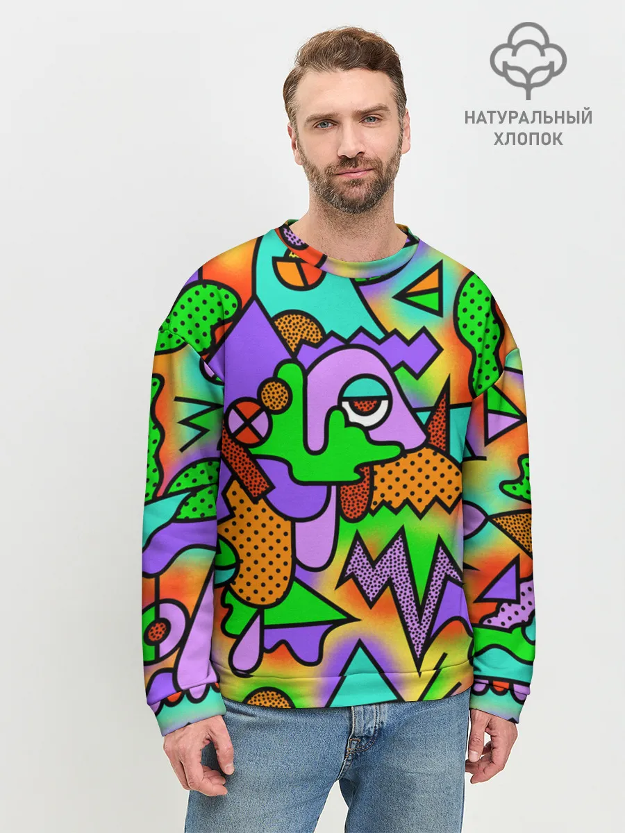 Мужской свитшот базовый / PSY GEOMETRY