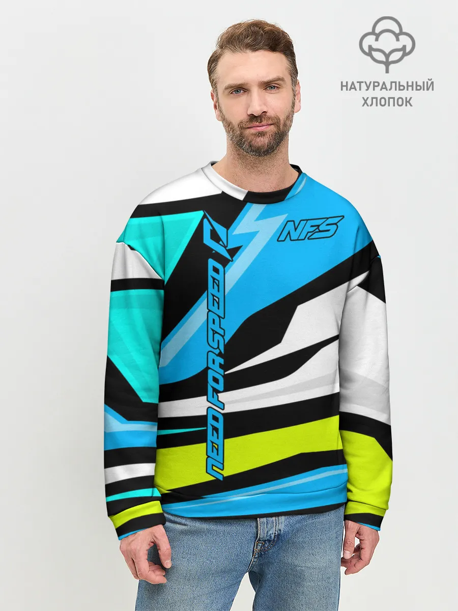Мужской свитшот базовый / Need for Speed