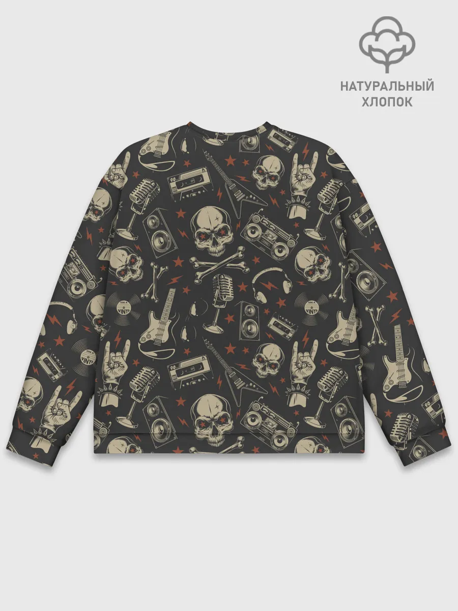 Мужской свитшот базовый / ROCK MUSIC