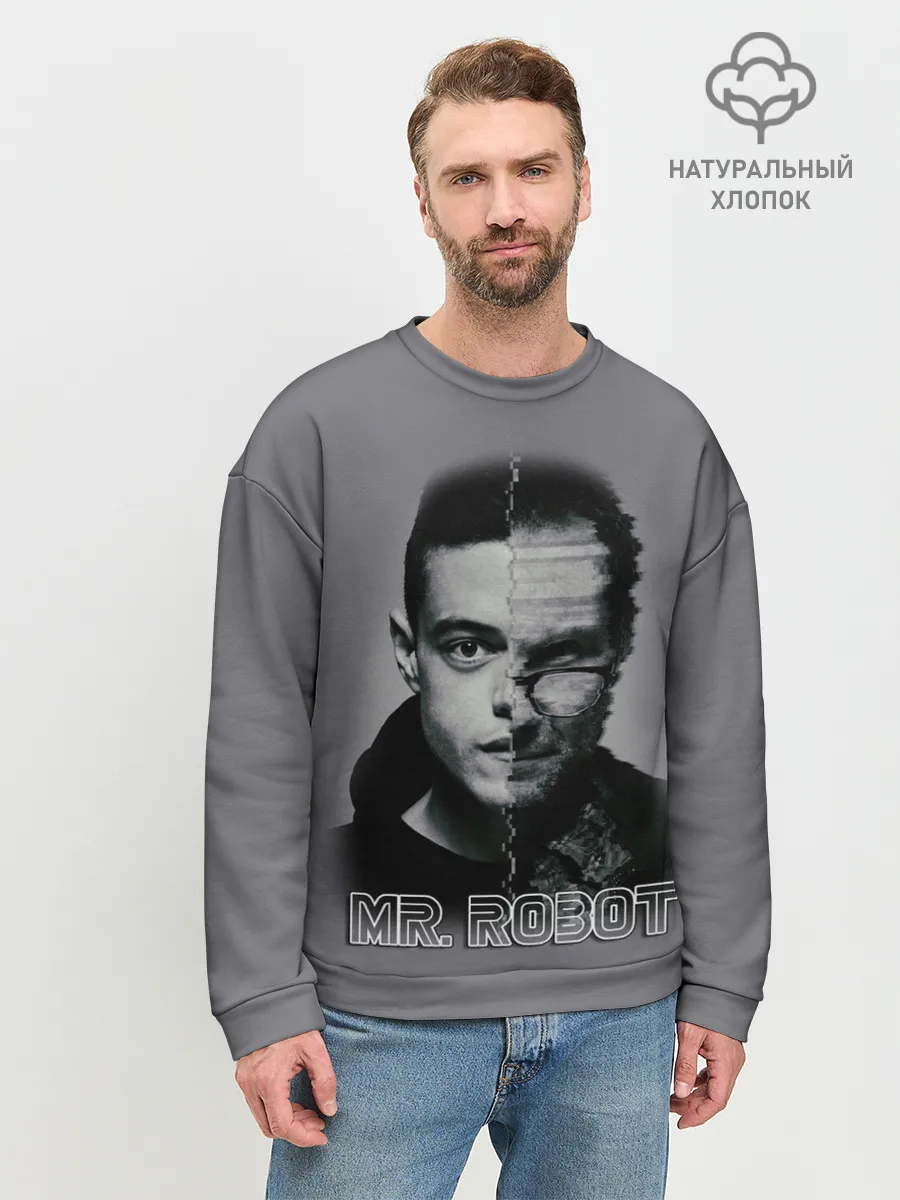 Мужской свитшот базовый / Мистер Робот