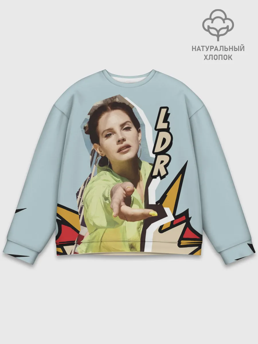Мужской свитшот базовый / LANA DEL RAY - NFR!