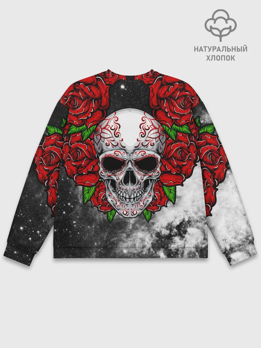 Мужской свитшот базовый / Skull and Roses