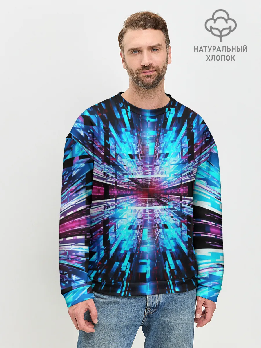 Мужской свитшот базовый / АБСТРАКЦИЯ