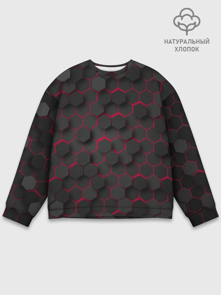 Мужской свитшот базовый / 3D БРОНЯ