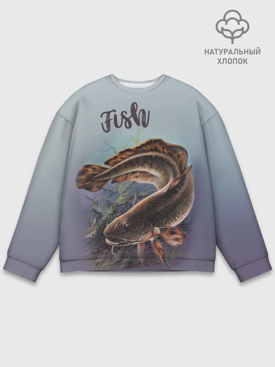 Мужской свитшот базовый / Fish